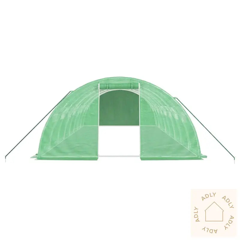 Drivhus Med Stålramme Grønn 32 M² 8X4X2 M