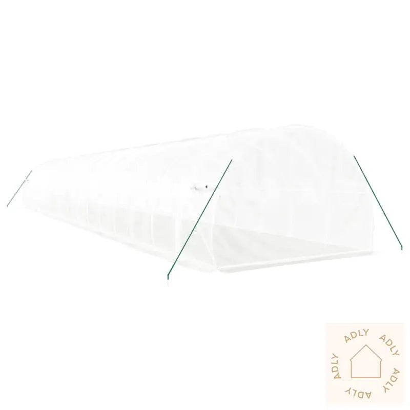 Drivhus Med Stålramme Hvit 48 M² 16X3X2 M