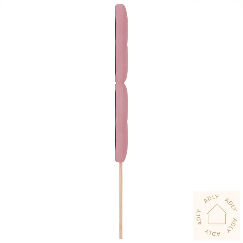 Sengegavl Med Knapper, Rosa 90 Cm, Fløyel