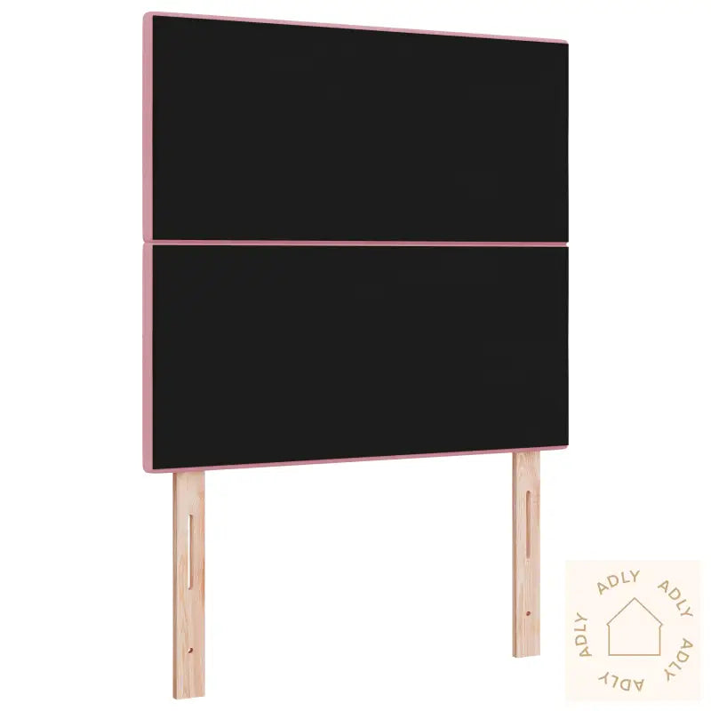 Sengegavl Med Knapper, Rosa 90 Cm, Fløyel