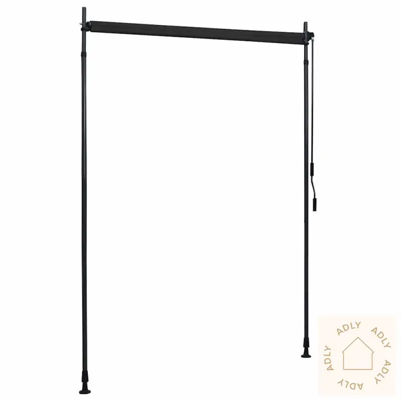 Utendørs Rullegardin 150X270 Cm Antrasitt