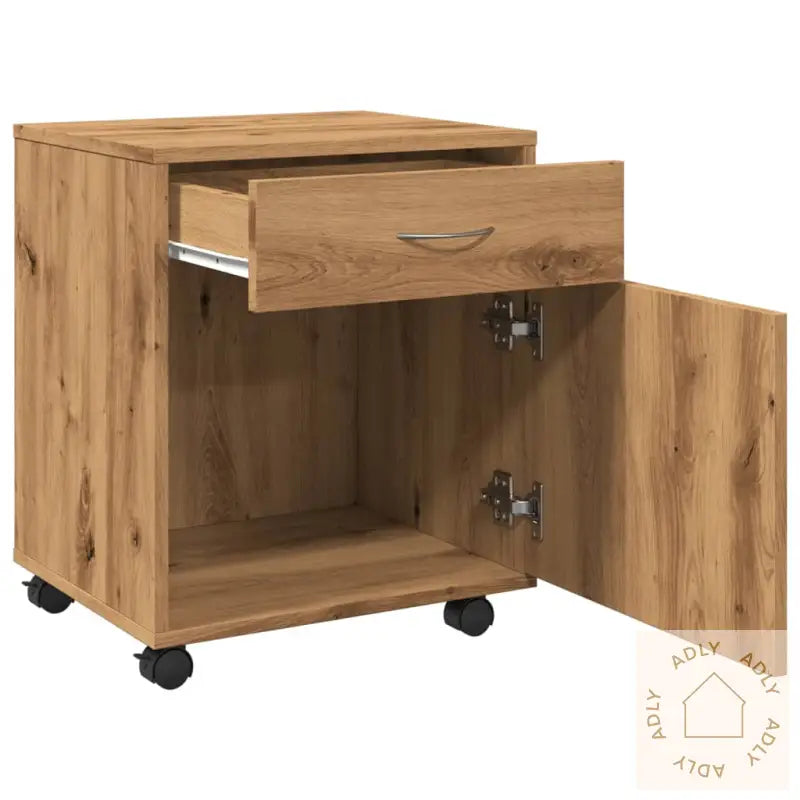 Rulleskap Artisan Eik 45X38X54 Cm Konstruert Tre