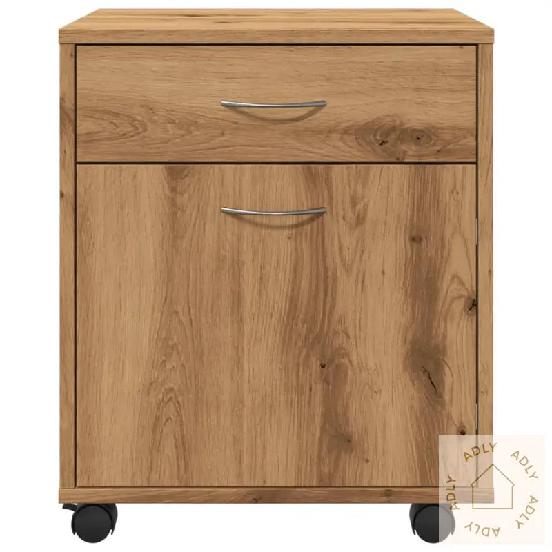 Rulleskap Artisan Eik 45X38X54 Cm Konstruert Tre