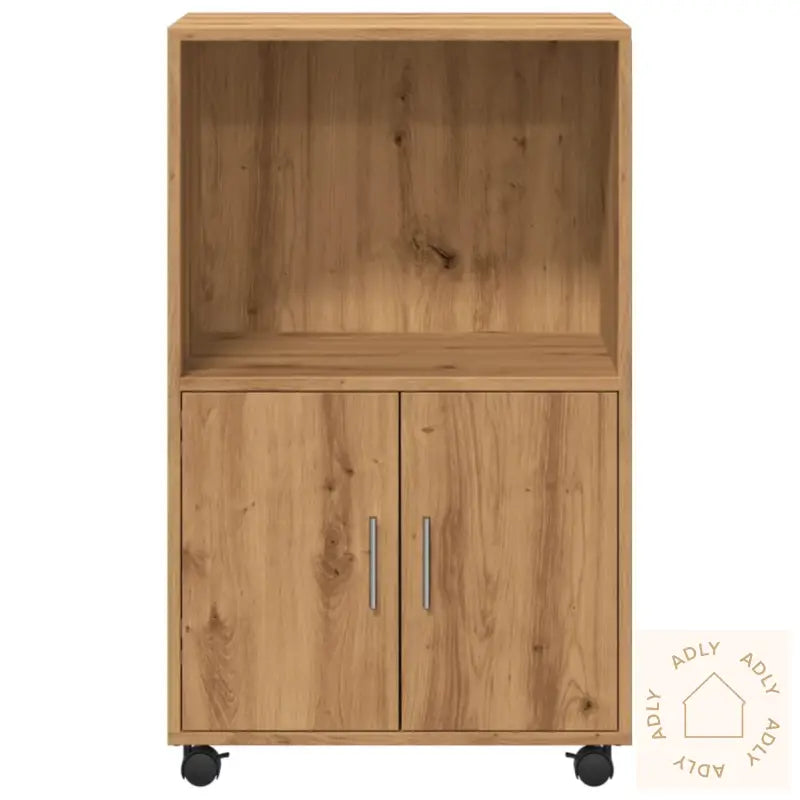 Rulleskap Artisan Eik 55X40X91 Cm Konstruert Tre