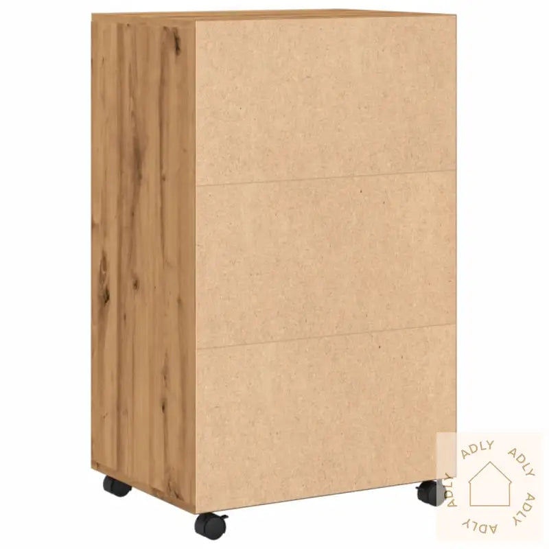 Rulleskap Artisan Eik 55X40X91 Cm Konstruert Tre