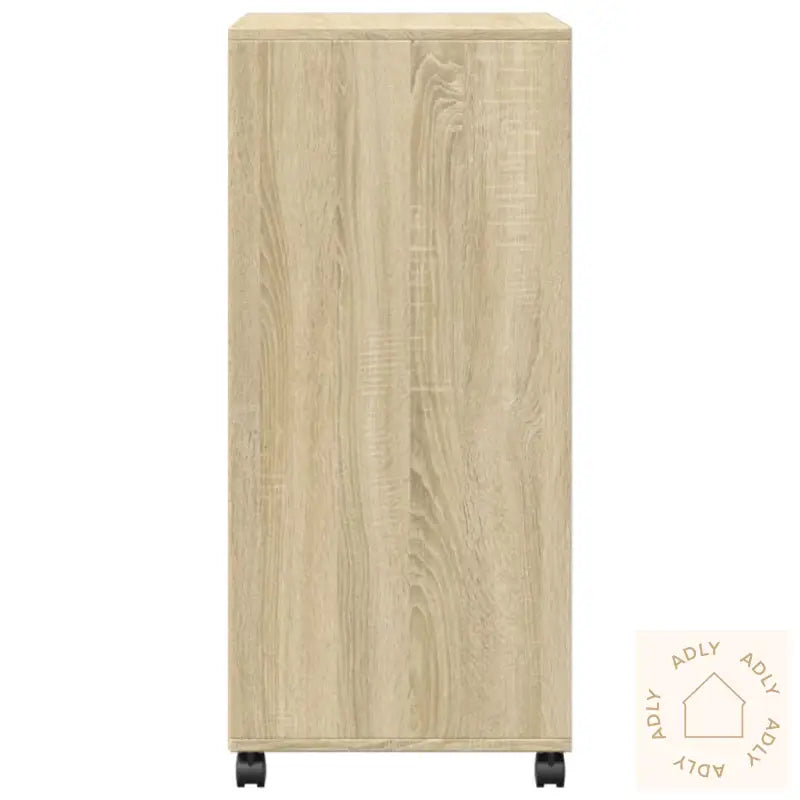 Rulleskap Sonoma Eik 55X40X91 Cm Konstruert Tre