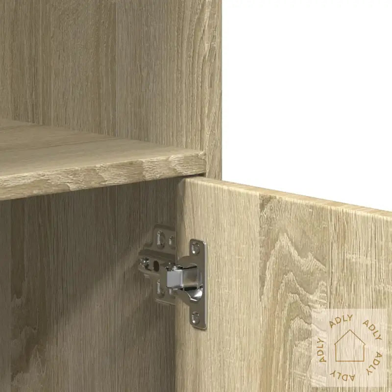 Rulleskap Sonoma Eik 55X40X91 Cm Konstruert Tre
