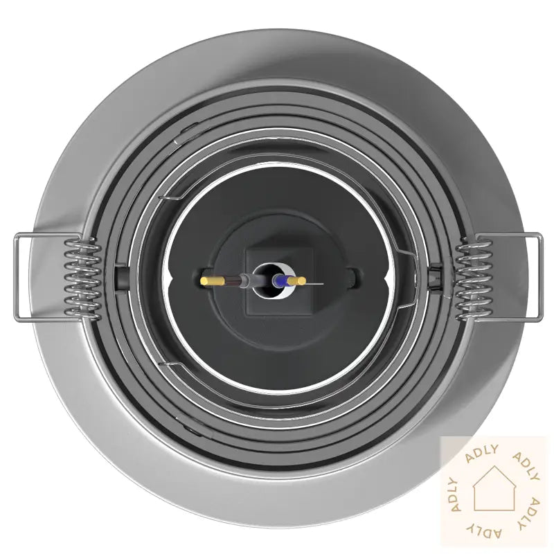 Innpakkede Spotlights 24 Stk Runde Gu10 Sølv Ø91 Mm