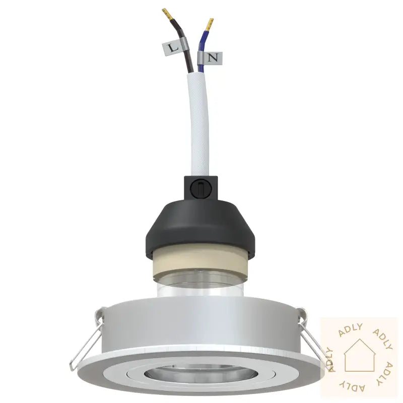 Innpakkede Spotlights 24 Stk Runde Gu10 Sølv Ø91 Mm