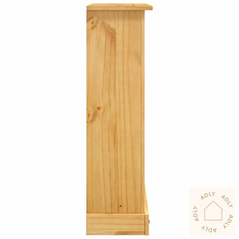 Bokhylle Med 3 Hyller Meksikansk Corona-Stil Furu 80X29X100 Cm