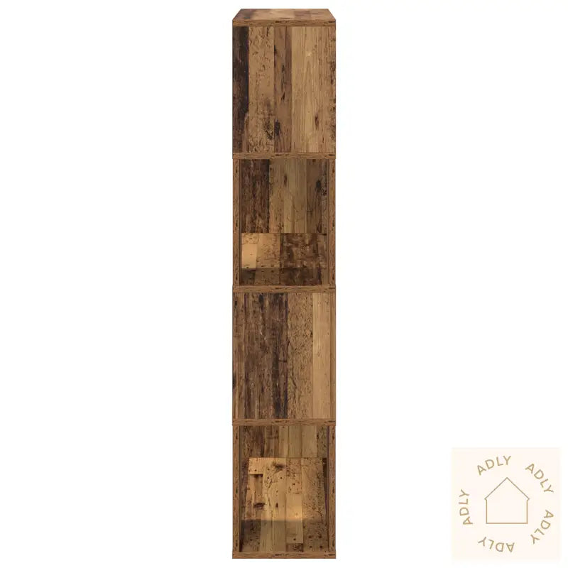Bokhylle Gammel Tre Konstruert Tre 80 X 24 X 124 Cm Hyllesystem