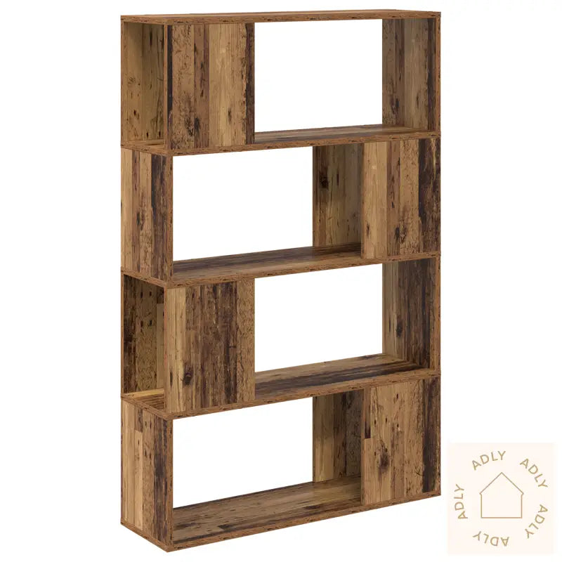 Bokhylle Gammel Tre Konstruert Tre 80 X 24 X 124 Cm Hyllesystem