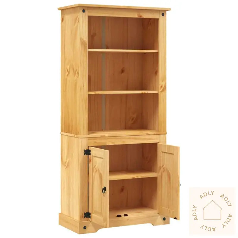 Vitrine Meksikansk Corona-Stil Furu 80X40X170 Cm