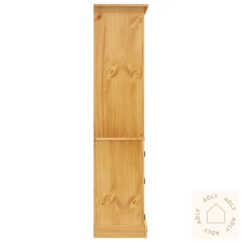 Vitrine Meksikansk Corona-Stil Furu 80X40X170 Cm