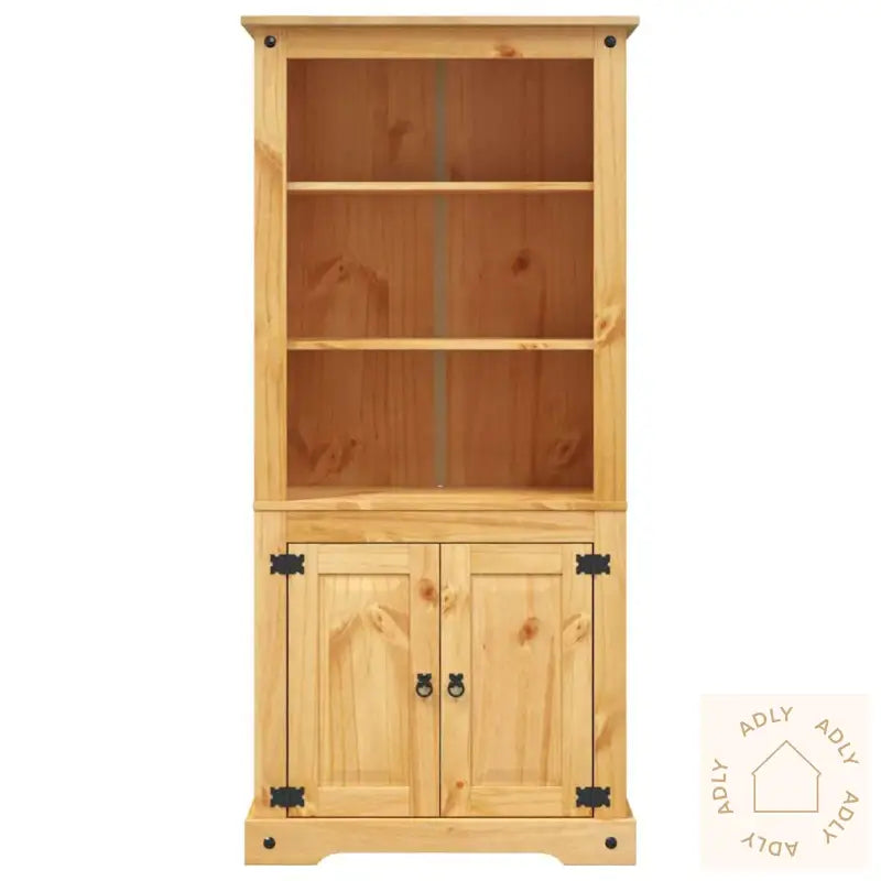 Vitrine Meksikansk Corona-Stil Furu 80X40X170 Cm