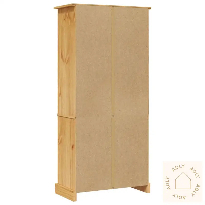 Vitrine Meksikansk Corona-Stil Furu 80X40X170 Cm