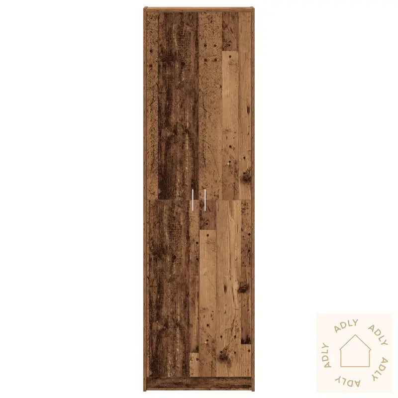 Garderobe Gammelt Tre 55X25X189 Cm Konstruert Tre
