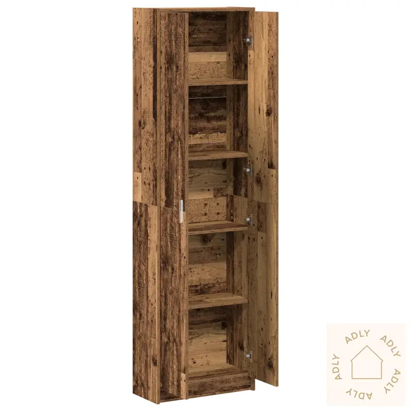 Garderobe Gammelt Tre 55X25X189 Cm Konstruert Tre