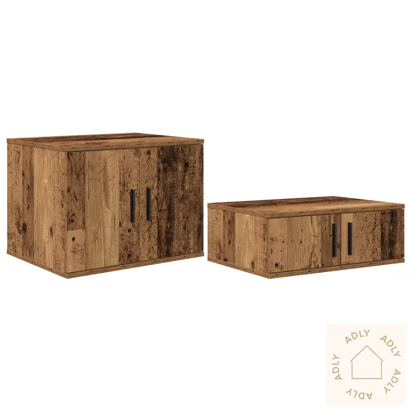 Oppbevaringsskap I Gammelt Treverk 103X41X40 Cm, Konstruert Tre