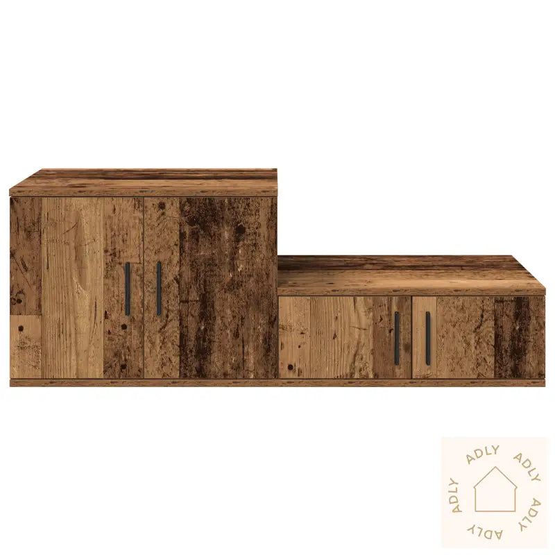 Oppbevaringsskap I Gammelt Treverk 103X41X40 Cm, Konstruert Tre