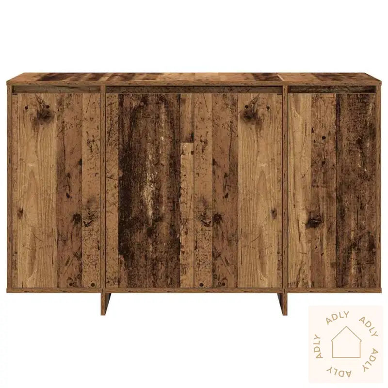 Brun Kommode Gjenvunnet Tre 120 X 41 X 75 Cm Kommode Rektangulær