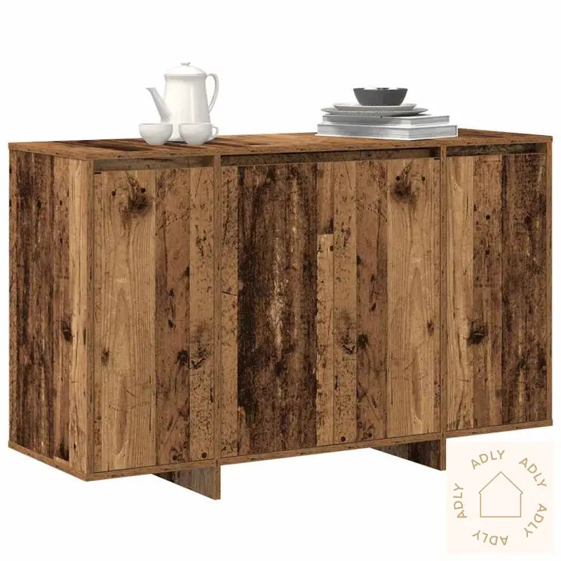 Brun Kommode Gjenvunnet Tre 120 X 41 X 75 Cm Kommode Rektangulær
