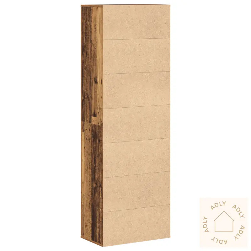 Høyskap Gamle Tre 60X35X180 Cm Konstruert Tre