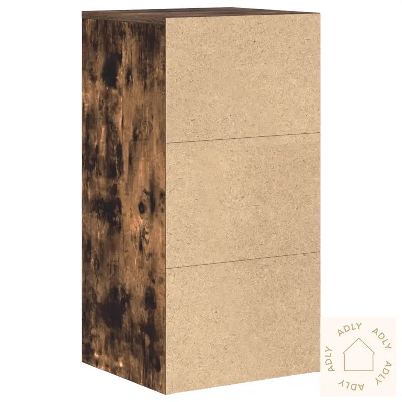 Røkt Eik Oppbevaringsskap Røkt Eik Konstruert Tre Med Røkt Eik Finish