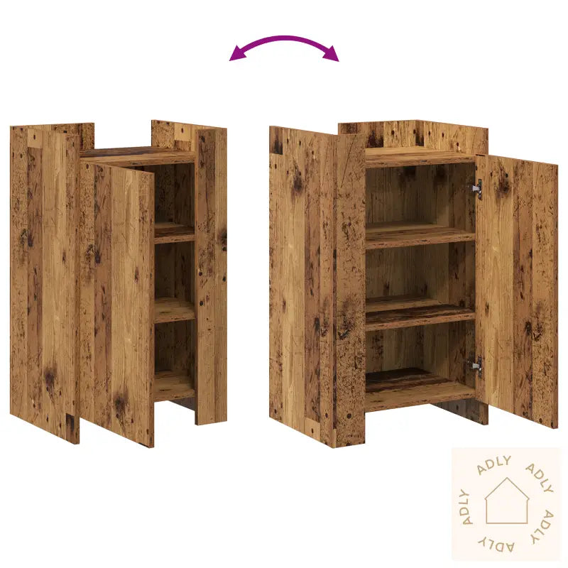 Sideboard Gammelt Tre 45X35X75 Cm Ingeniørtre