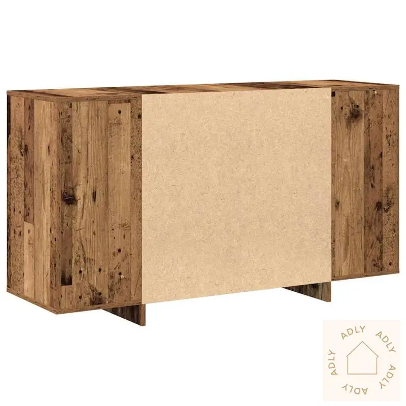 Gammelt Tre Sideboard Gammelt Tre Solid Gjenvunnet Tre