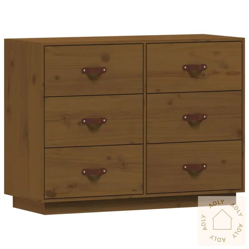 Skjenk Honningbrun 100X40X75 Cm Heltre Furu