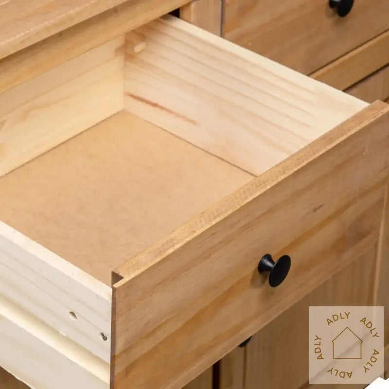 Skjenk 93X40X80 Cm Heltre Furu Panama Range