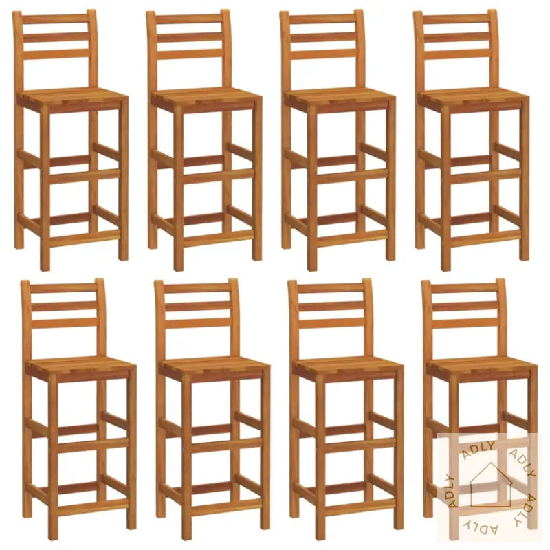 Barstoler 8 Stk Heltre Akasie