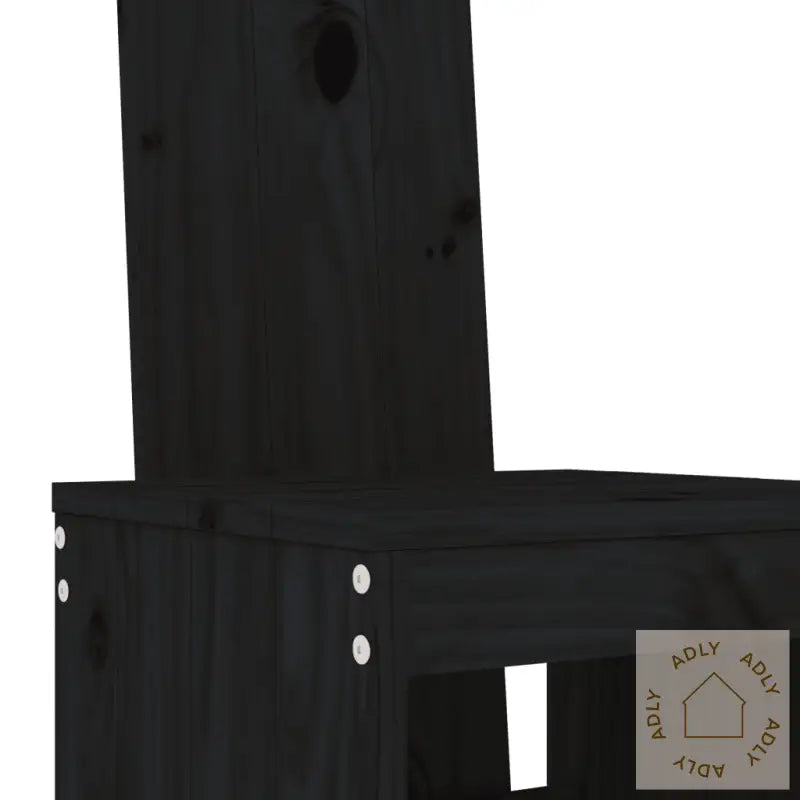 Barkrakker 2 Stk Svart 40X42X120 Cm Heltre Furu