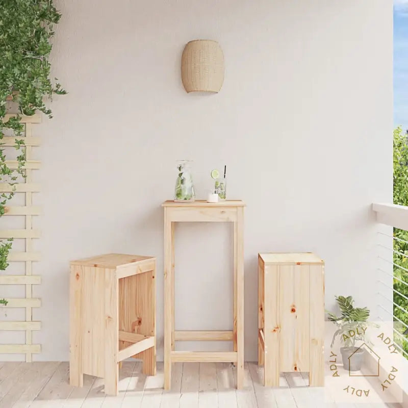 Barkrakker 2 Stk 40X36X75 Cm Heltre Furu