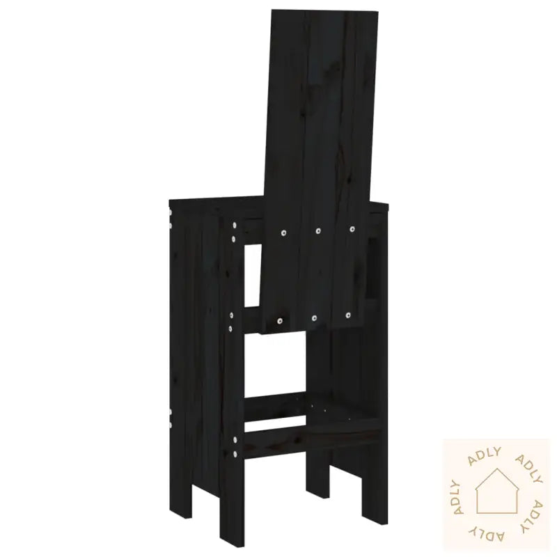 Barkrakker 2 Stk Svart 40X42X120 Cm Heltre Furu