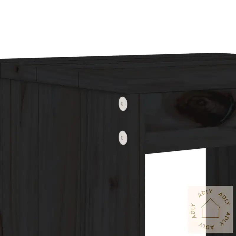 Barkrakker 2 Stk Svart 40X36X75 Cm Heltre Furu