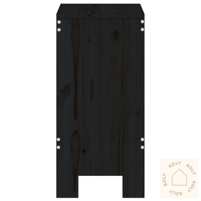 Barkrakker 2 Stk Svart 40X36X75 Cm Heltre Furu
