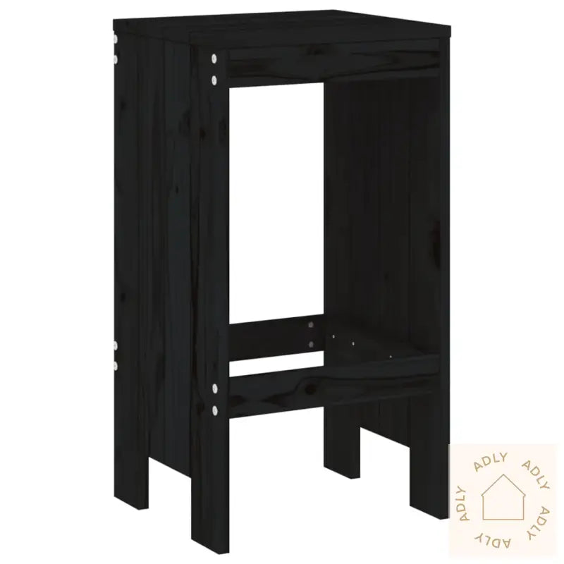 Barkrakker 2 Stk Svart 40X36X75 Cm Heltre Furu