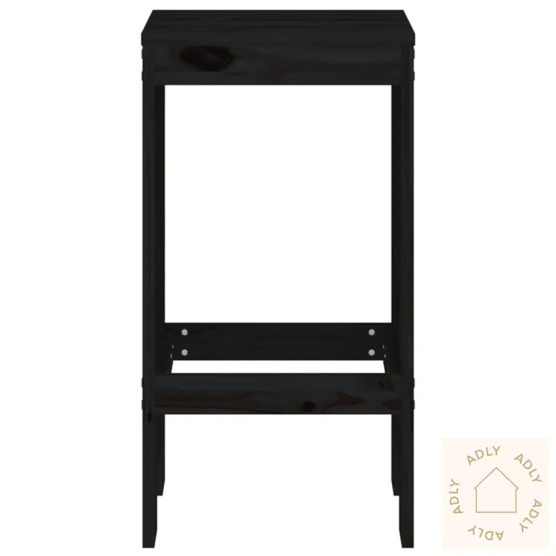 Barkrakker 2 Stk Svart 40X36X75 Cm Heltre Furu