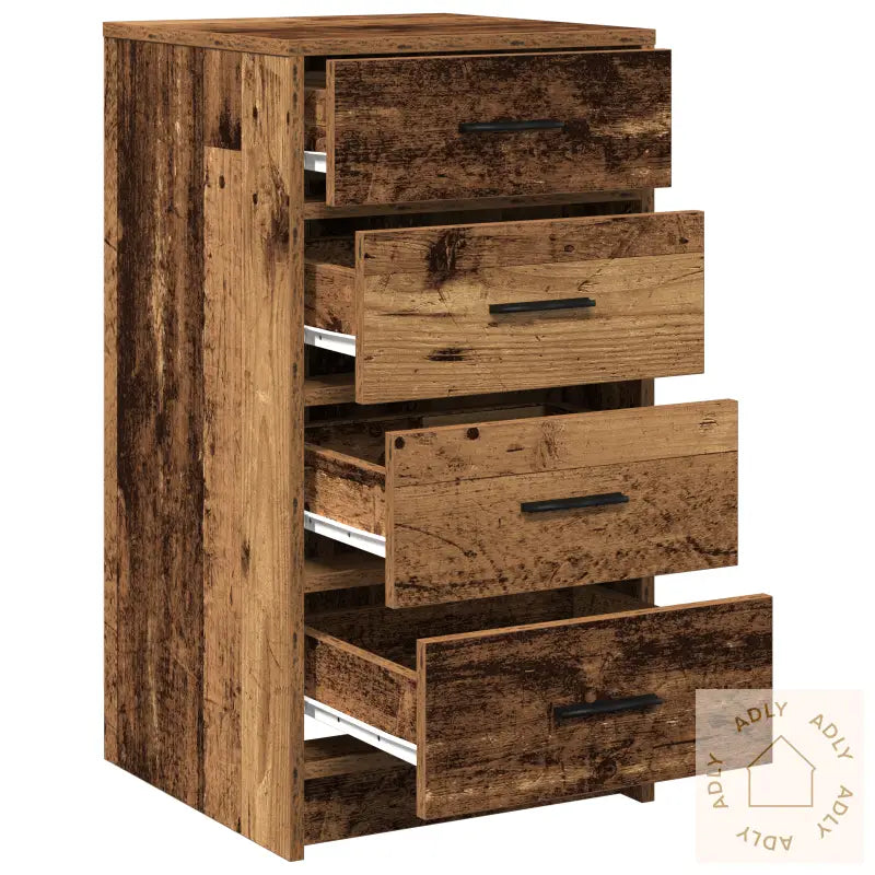 Sideboard Gammelt Tre 40X41X75 Cm Konstruert Tre