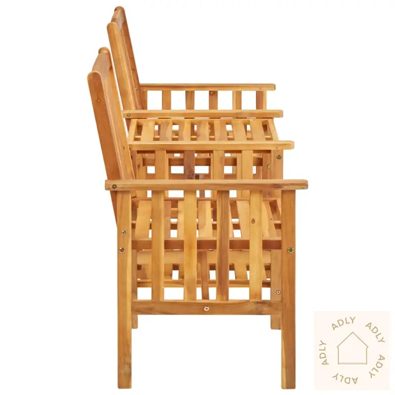 Hagestoler Med Tebord 159X61X92 Cm Heltre Akasie