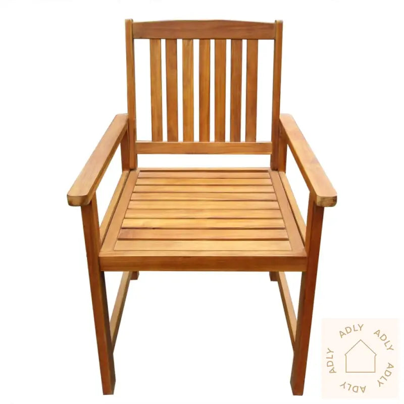 Hagestoler 2 Stk Heltre Akasie Brun