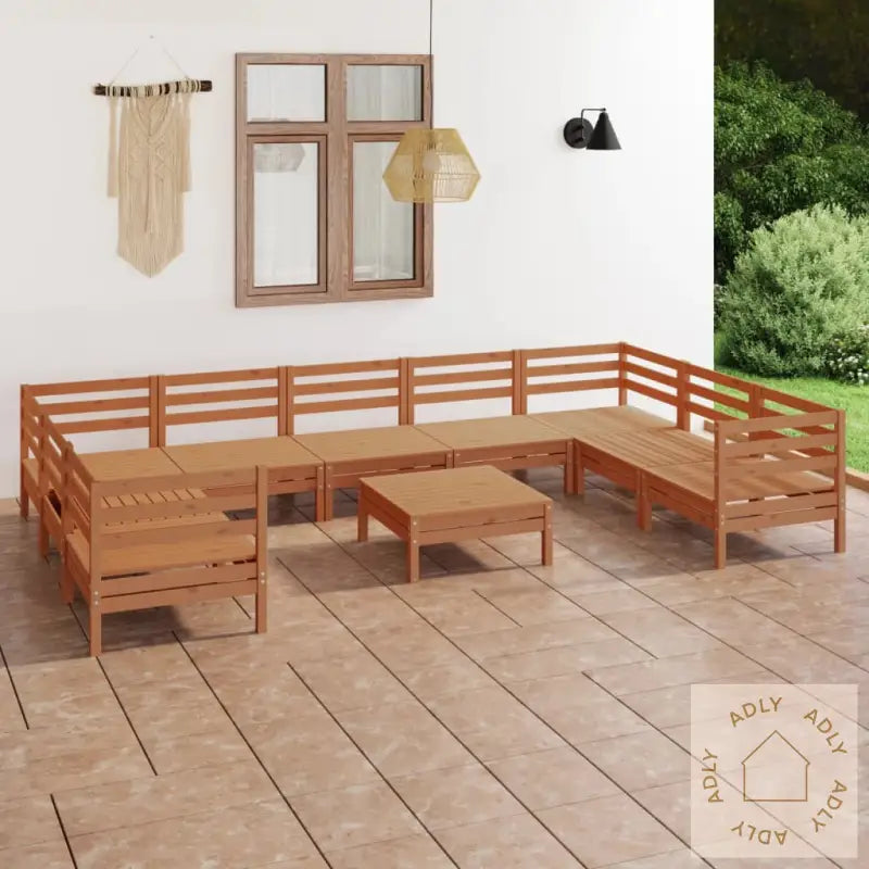 Hagesofagruppe 10 Deler Honningbrun Heltre Furu