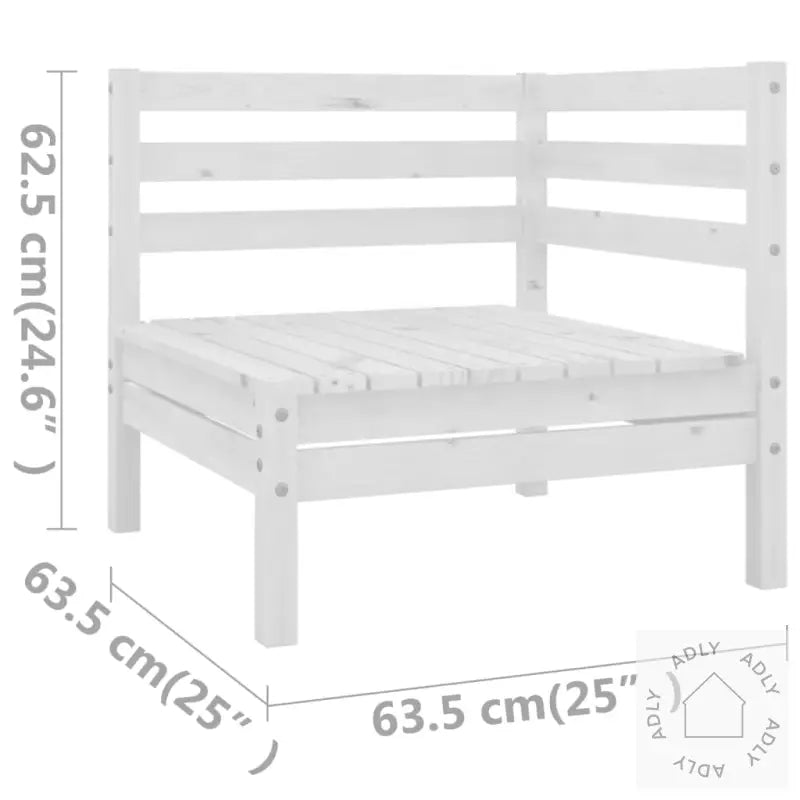 Hagesofagruppe 11 Deler Hvit Heltre Furu