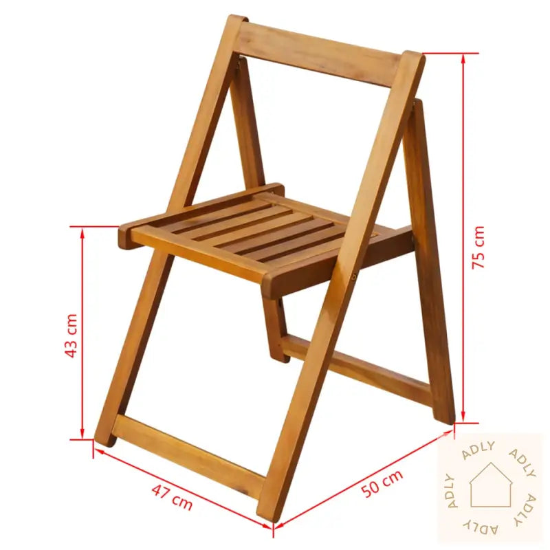 Klappstoler 2 Stk Heltre Akasie