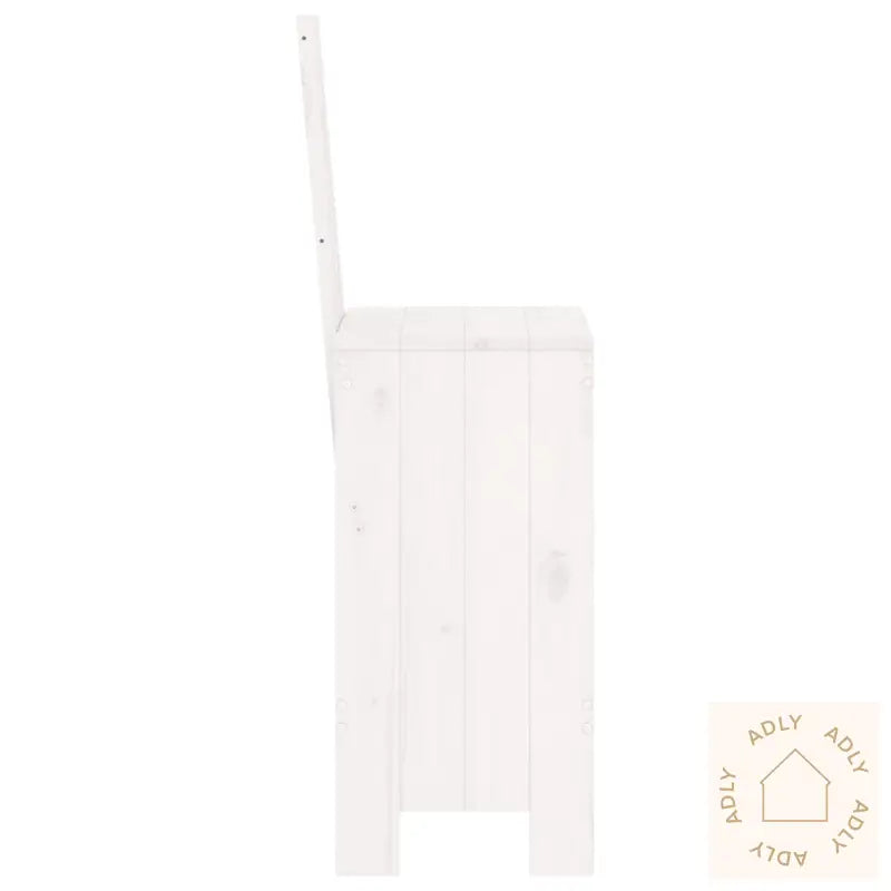 Barkrakker 2 Stk Hvit 40X42X120 Cm Heltre Furu