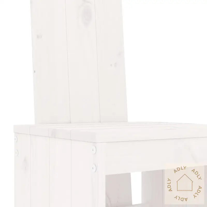 Barkrakker 2 Stk Hvit 40X42X120 Cm Heltre Furu