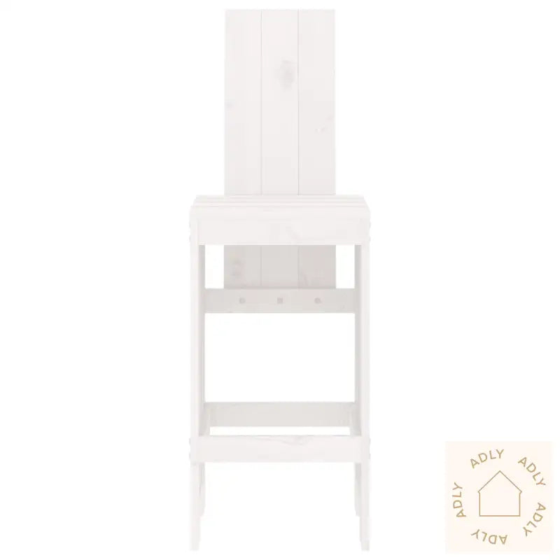 Barkrakker 2 Stk Hvit 40X42X120 Cm Heltre Furu