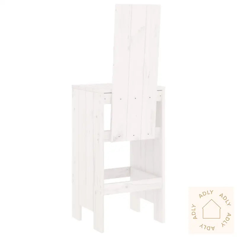 Barkrakker 2 Stk Hvit 40X42X120 Cm Heltre Furu